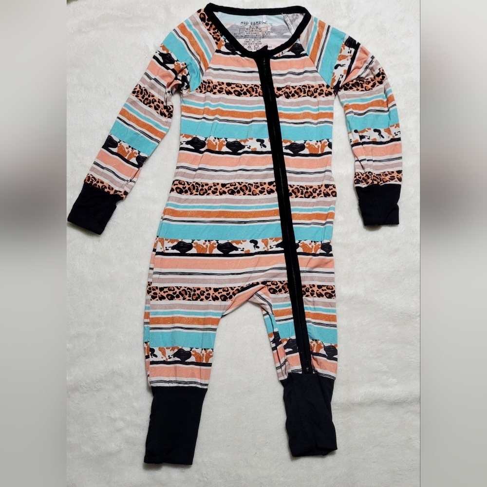 MRD Bamboo Western Animal Print Zippy